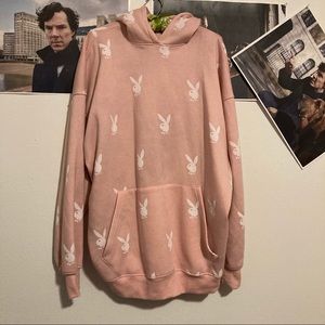Missguided x playboy oversized hoodie